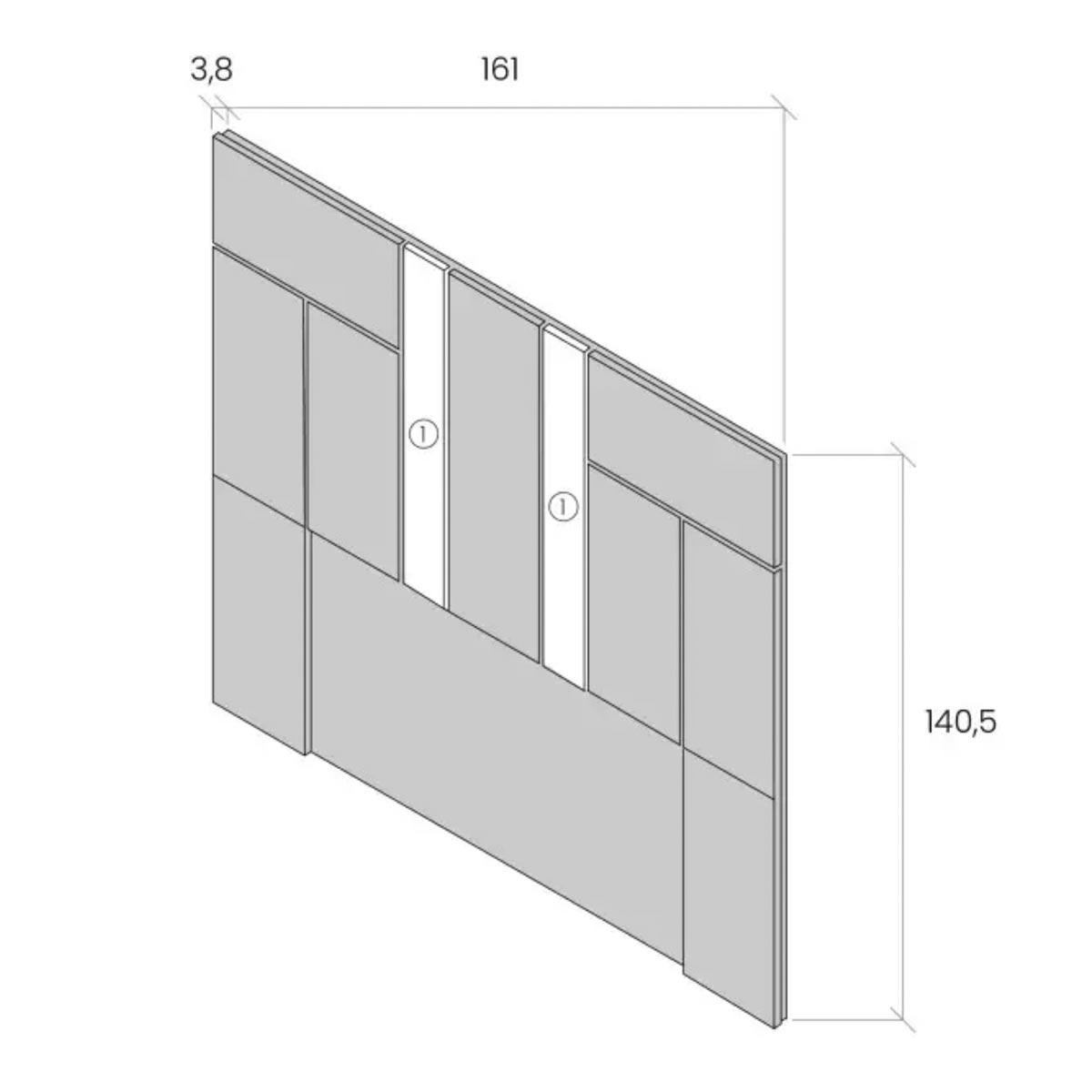 Capçal + 2 tauletes model BENIPARRELL.