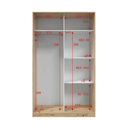 Armari amb portes corredisses model SAGUNT.